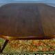 Mahogany round table with extension