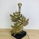 Bamboo and gold leaf lamp, Hollywood Regency style, 1970s
