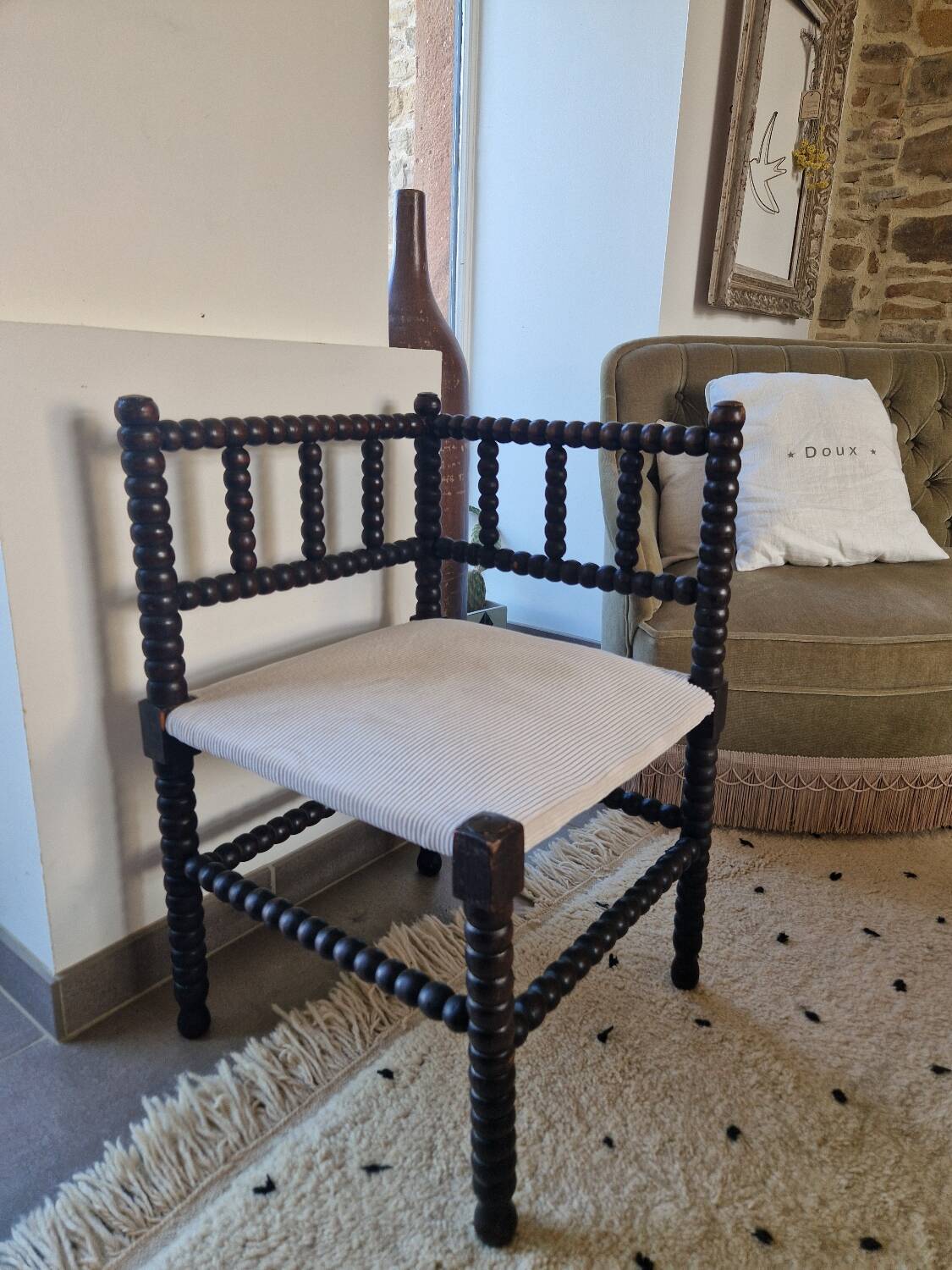 Chaise coin de feu
