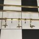 Brass coat rack