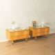 Elegant bedside tables from the 1950s, IDEE Möbel series by Erich Stratmann for Oldenburger Möbelwerkstätten