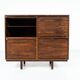 Mid-century modern storage furniture in the style of Gianfranco Frattini, Italy, 1960s.