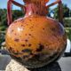 Glass paste vase with gold inclusion Daum 1930