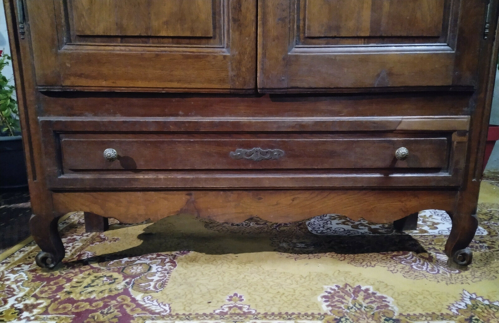 Louis XV oak cabinet