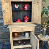 Buffet parisien compact 2 éléments sapin/hetre