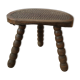 Brutalist-style wooden tripod
