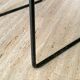 Black "flying" coffee table by Pierre Guariche for Steiner