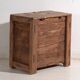 Low Shanxi cabinet in elm with carved door – China, circa 1930