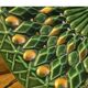 Magnificent and Huge Fruit Basket with Gold Highlights from the 50s-70s
