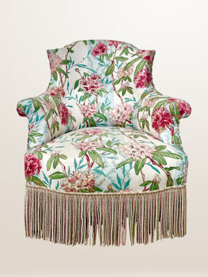Fauteuil crapaud époque - coussin