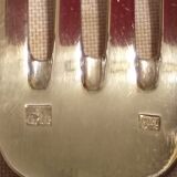 Cutlery set 37 pieces of silver metal 84 g of the silversmith Gabriel Gay