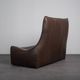 "The Rock" leather 2-seater sofa by Gerard van den Berg for Montis, Netherlands, 1970s