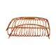 Wicker newspaper rack, Scandinavian style, Denmark, 1970s