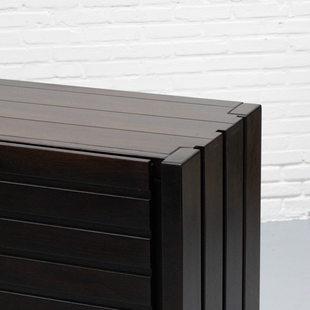 Iroko wood sideboard Maison Regain