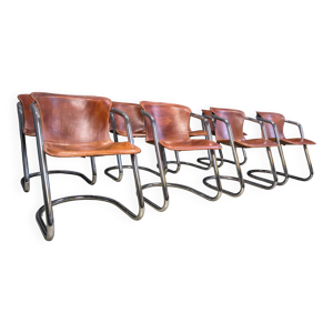 Chaises de salle à manger - chrome