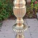 Large gilded bronze candlestick from the 19th century, height 67.5 cm.