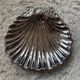 Large seashell-shaped trinket tray