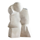 Sculpture 'Then and now' by Pol Spilliaert, Belgium, 2001-2003