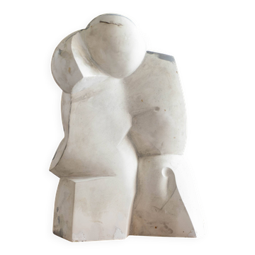 Sculpture 'Then and now' by Pol Spilliaert, Belgium, 2001-2003