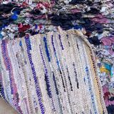 Colorful Boucherouite Moroccan rug - 89 x 162 cm