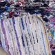 Colorful Boucherouite Moroccan rug - 89 x 162 cm