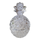 Sugar box in molded crystal