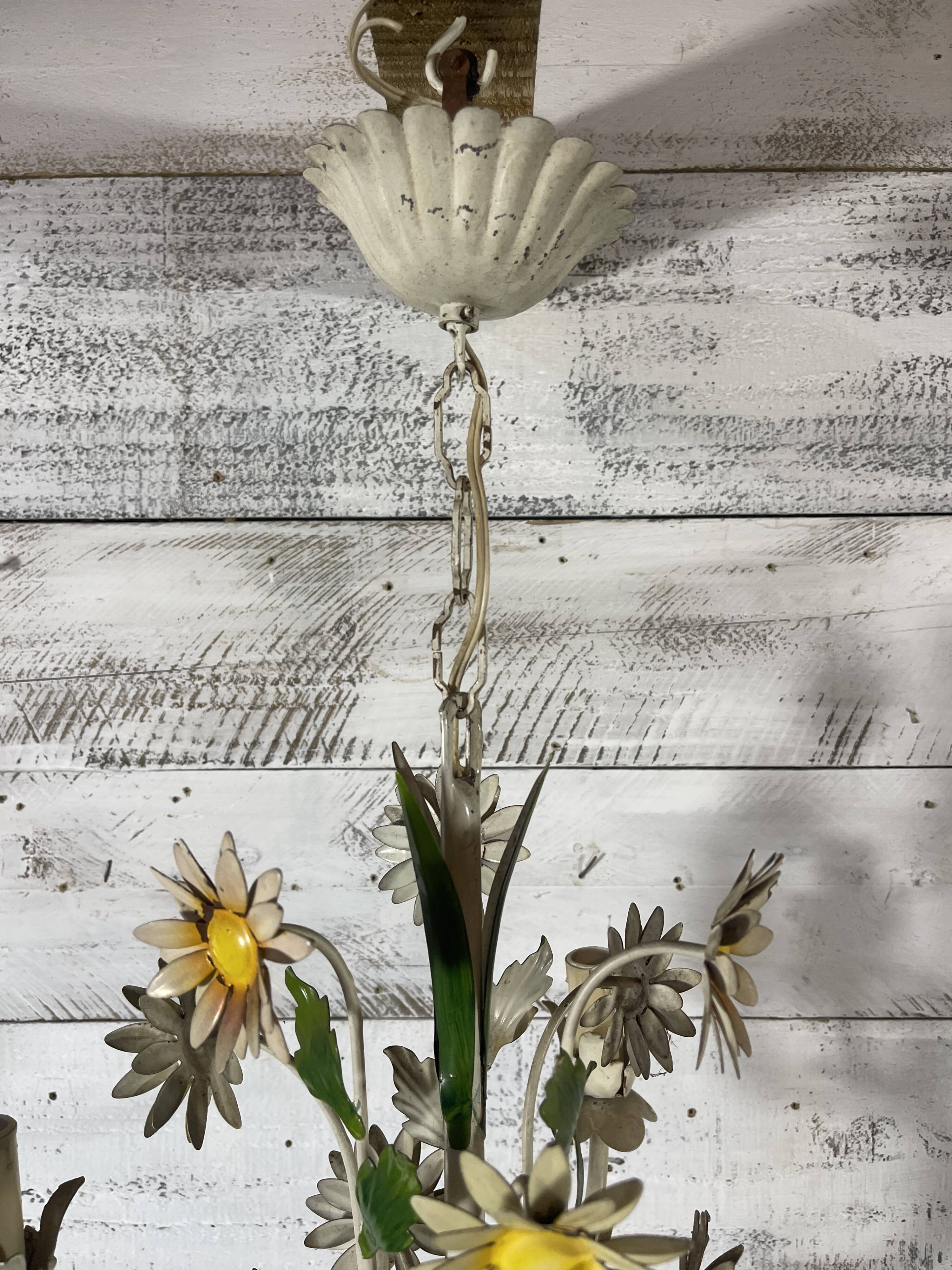 Antique daisy chandelier