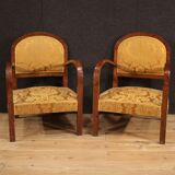 Paire de fauteuils de style art déco