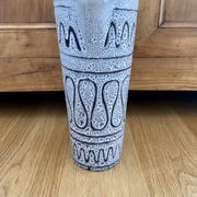 Ceramic pitcher Jean Austruy gray black and white
