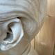 White marble bust of a male portrait – 19th century.