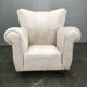 Italian Lounge Armchair in Beech Wood, Newly Upholstered, 1950s