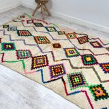 Handmade moroccan berber carpet 260 x 163 cm