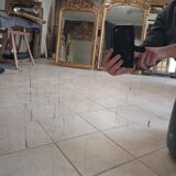 19th-century mirror, 2.04m x 1.25m.