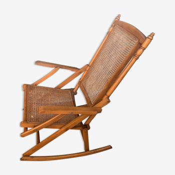 Vintage folding rocking chair