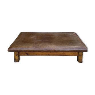 Table basse cuir