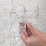 Faceted champagne glasses