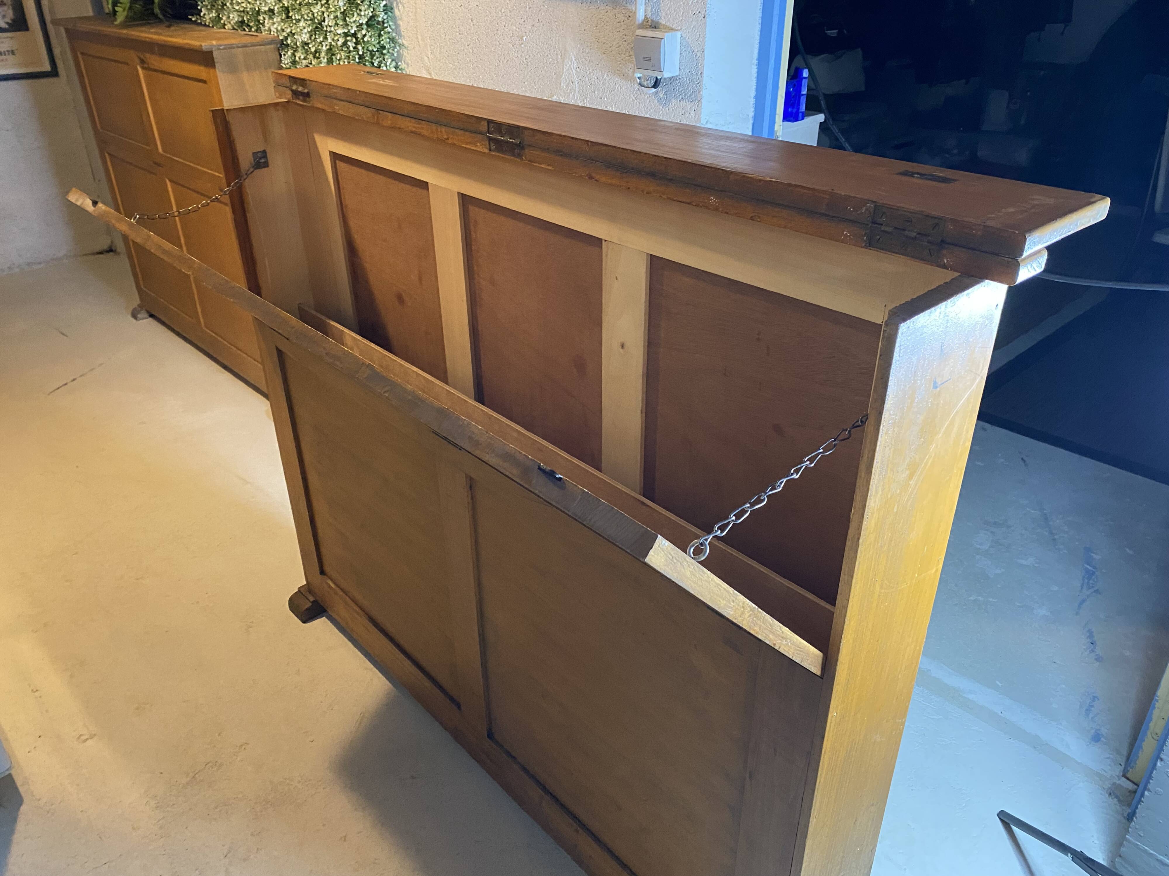 Wooden card holder cabinet