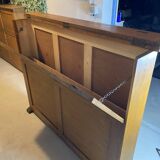 Wooden card holder cabinet