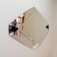 Large Art Deco "diamond" wall mirror