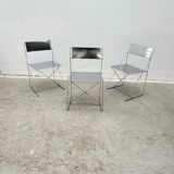 Nuova X Line chair for Magis in chrome, Italy 1980