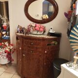 Buffet thuya et miroir assorti