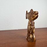 Decorative fish holder in studio pottery by Haico Nitzsche for Søholm, 1960s.