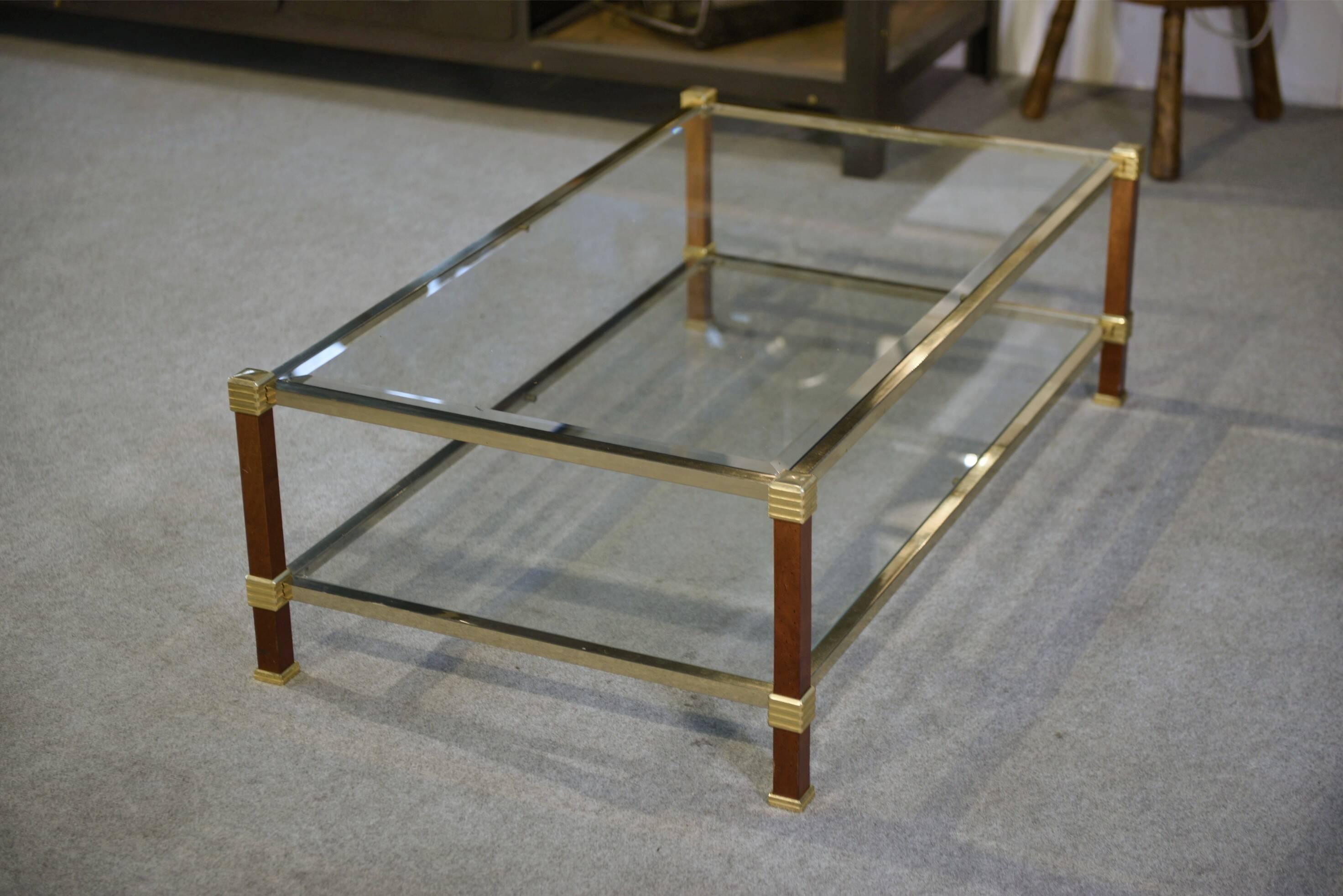 Table basse dans le goût de Pierre Vandel 1970’s