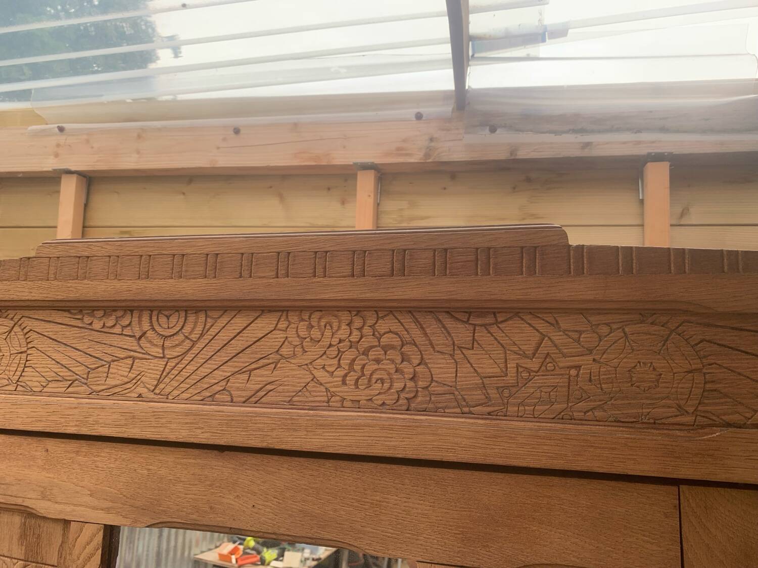 Armoire parisienne vitrée art déco