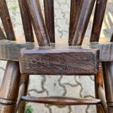 6 Windsor chairs stamped