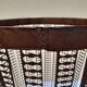 Vintage metal wastepaper basket
