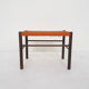 Mid-century sisal and wooden stool, The Netherlands 1950's
