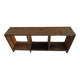 Primitive French shelf from the early 20th century in patinated oak, Wabi Sabi, 1920s.