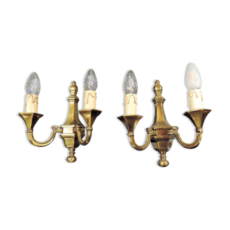 Pair of wall lamps 1970