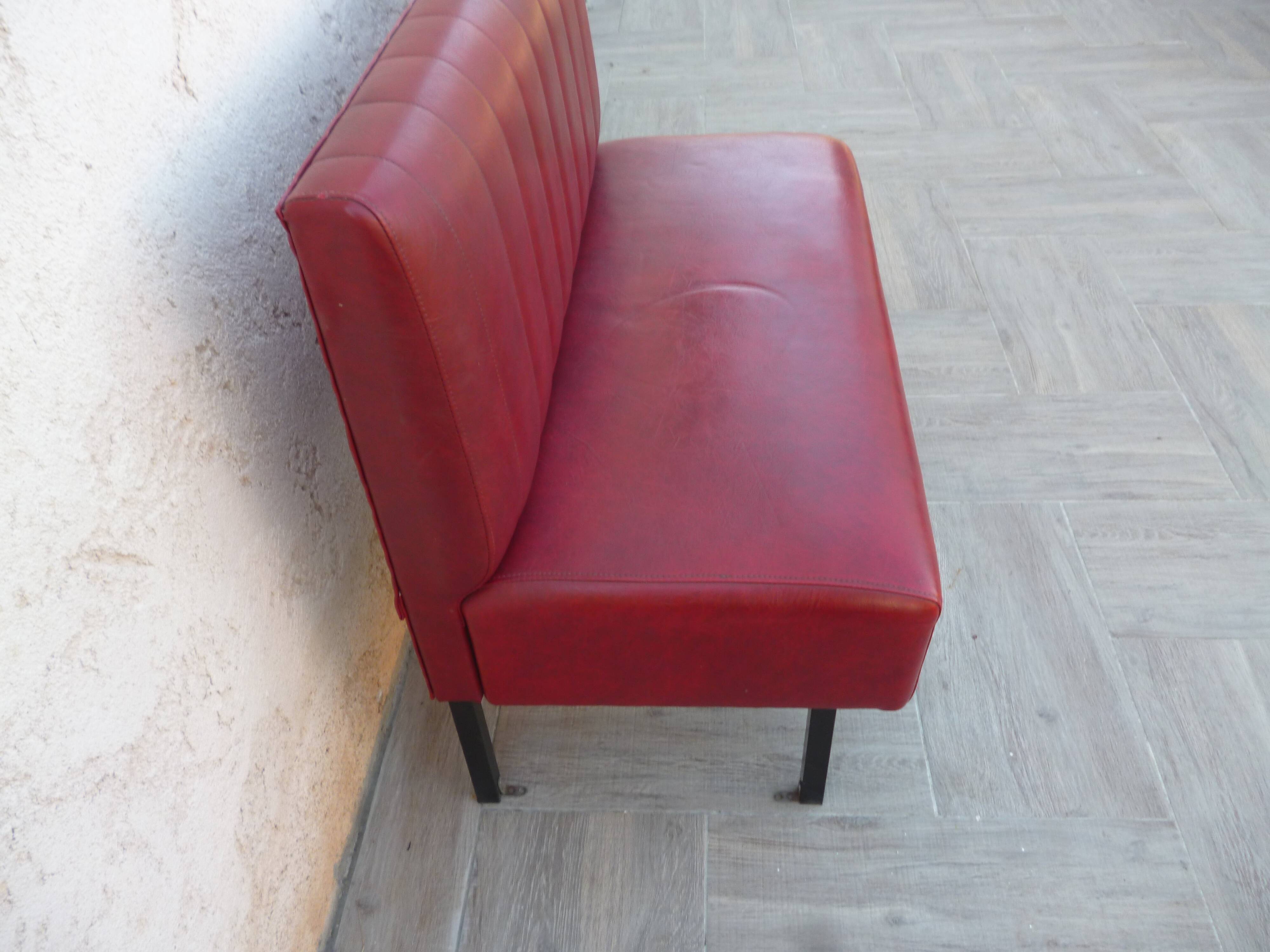 Vintage bistro bench